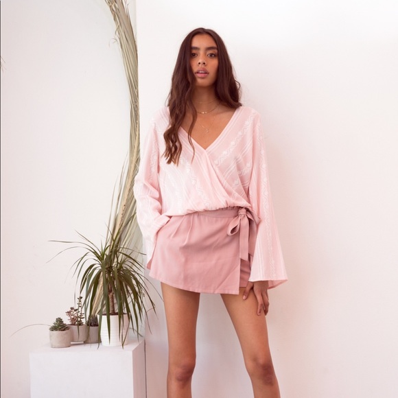 Sadie & Sage Pants - Mauve skort